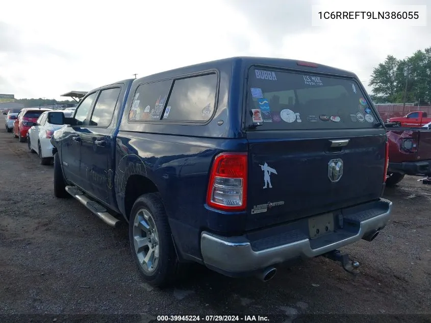 2020 Ram 1500 VIN: 1C6RREFT9LN386055 Lot: 39945224