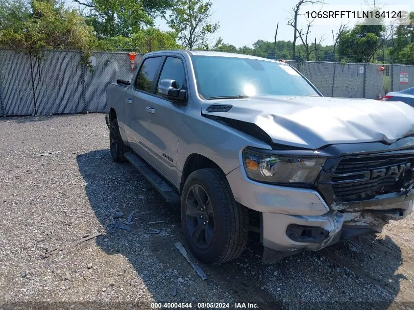 2020 Ram 1500 Big Horn 4X4 5'7 Box VIN: 1C6SRFFT1LN184124 Lot: 40004544