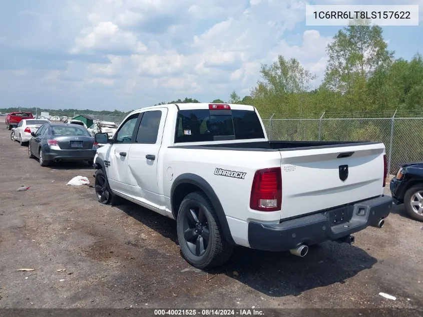 2020 Ram 1500 Classic Warlock 4X2 5'7 Box VIN: 1C6RR6LT8LS157622 Lot: 40021525