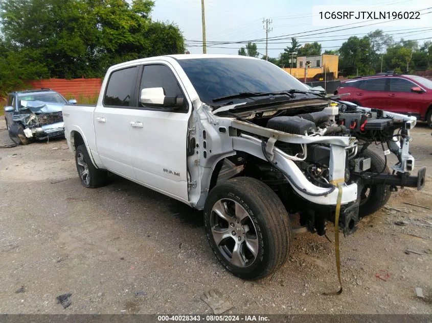 1C6SRFJTXLN196022 2020 Ram 1500 Laramie 4X4 5'7 Box