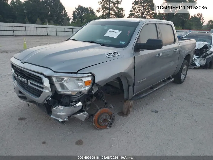 2020 Ram 1500 Lone Star 4X2 5'7 Box VIN: 1C6RREFT2LN153036 Lot: 40030916