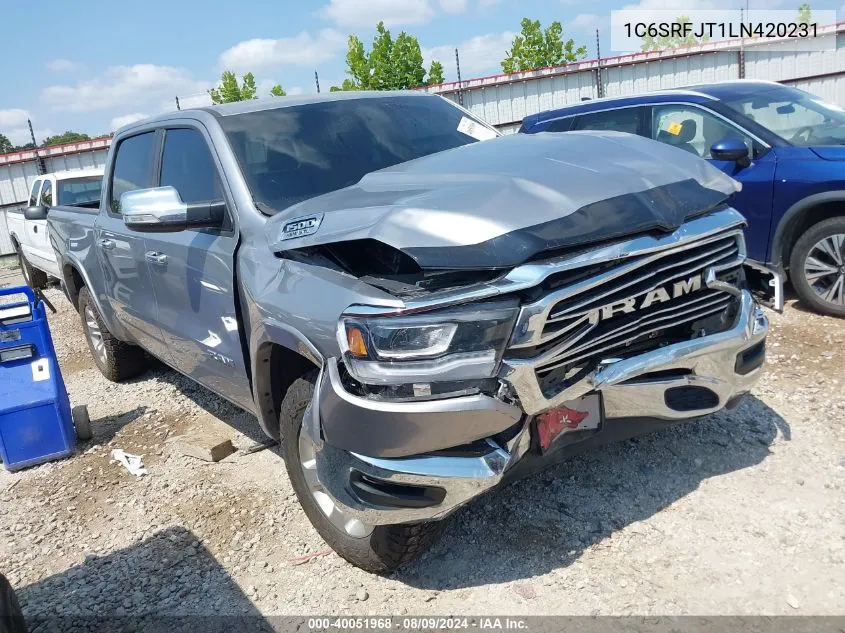 2020 Ram 1500 Laramie VIN: 1C6SRFJT1LN420231 Lot: 40051968