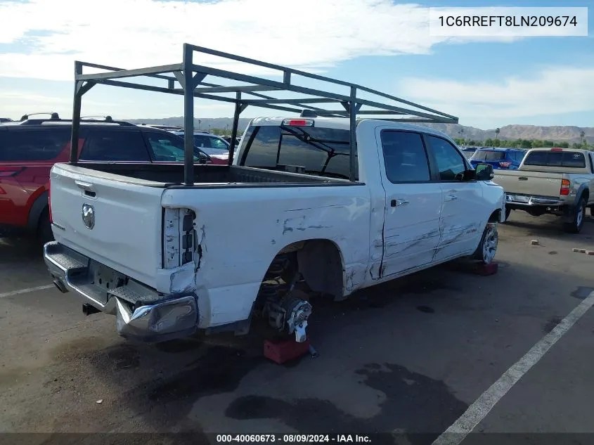 1C6RREFT8LN209674 2020 Ram 1500 Big Horn 4X2 5'7 Box