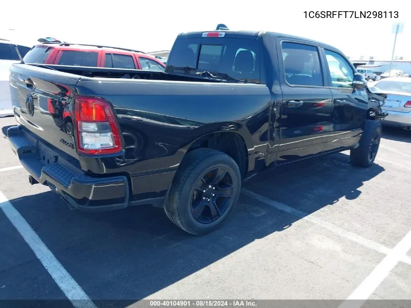 2020 Ram 1500 Big Horn 4X4 5'7 Box VIN: 1C6SRFFT7LN298113 Lot: 40104901