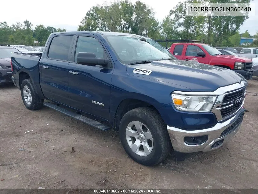 2020 Ram 1500 Big Horn 4X4 5'7 Box VIN: 1C6RRFFG2LN360440 Lot: 40113662