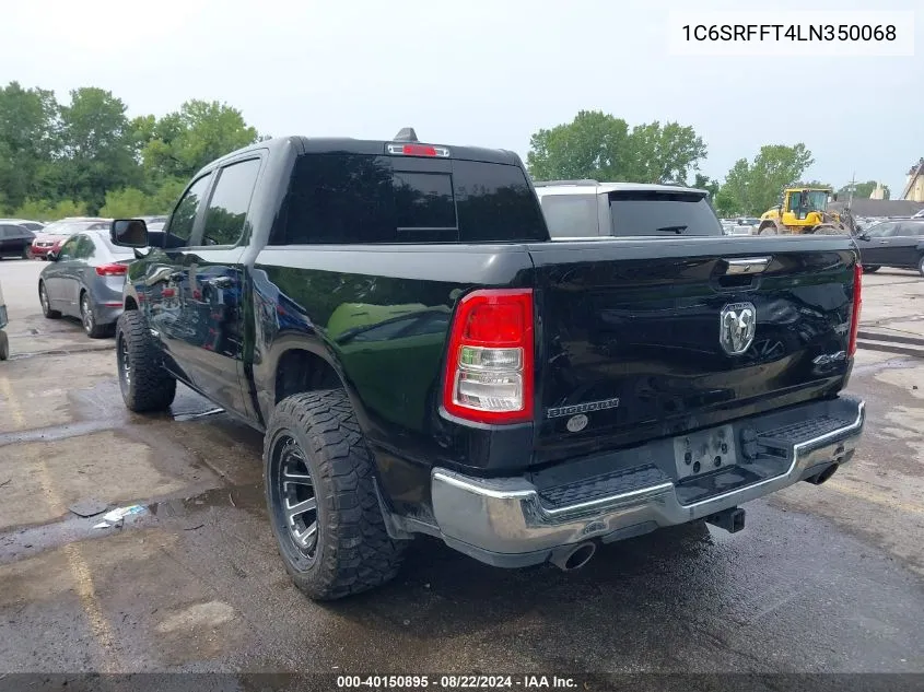 2020 Ram 1500 Big Horn 4X4 5'7 Box VIN: 1C6SRFFT4LN350068 Lot: 40150895