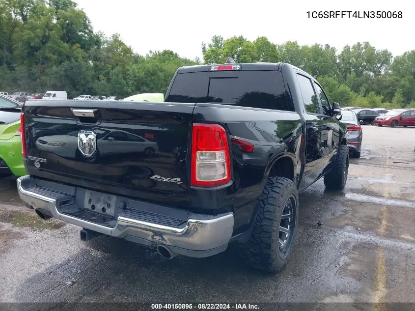 2020 Ram 1500 Big Horn 4X4 5'7 Box VIN: 1C6SRFFT4LN350068 Lot: 40150895