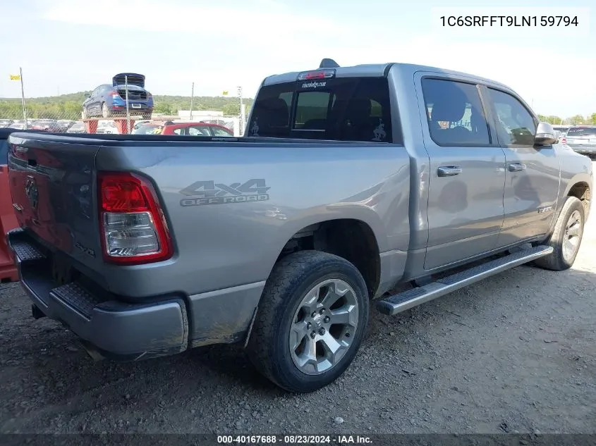 2020 Ram 1500 Big Horn/Lone Star VIN: 1C6SRFFT9LN159794 Lot: 40167688