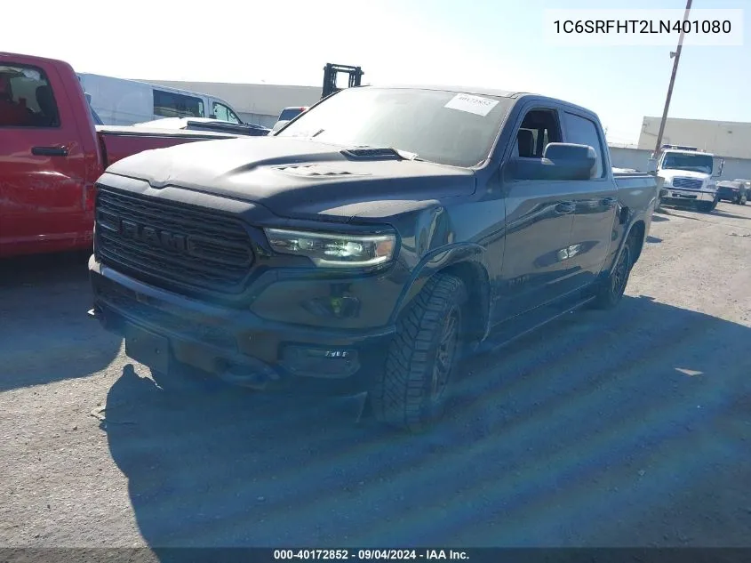 1C6SRFHT2LN401080 2020 Ram 1500 Limited 4X4 5'7 Box