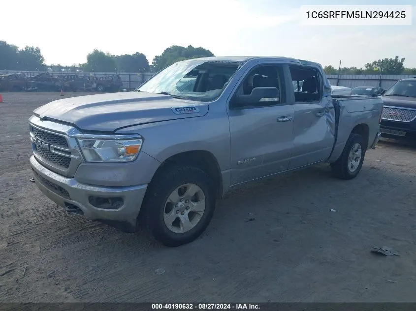 1C6SRFFM5LN294425 2020 Ram 1500 Big Horn 4X4 5'7 Box