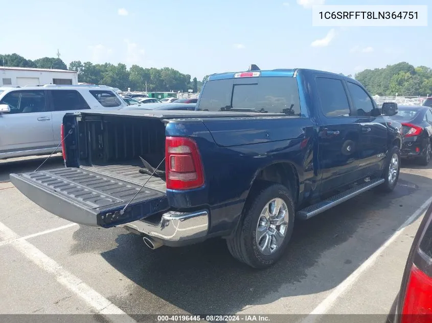 1C6SRFFT8LN364751 2020 Ram 1500 Big Horn 4X4 5'7 Box