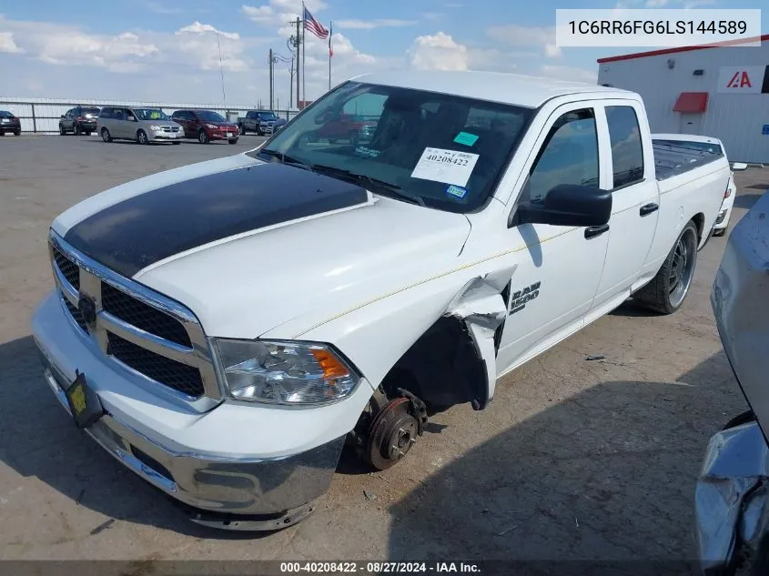 2020 Ram 1500 Classic Tradesman Quad Cab 4X2 6'4 Box VIN: 1C6RR6FG6LS144589 Lot: 40208422