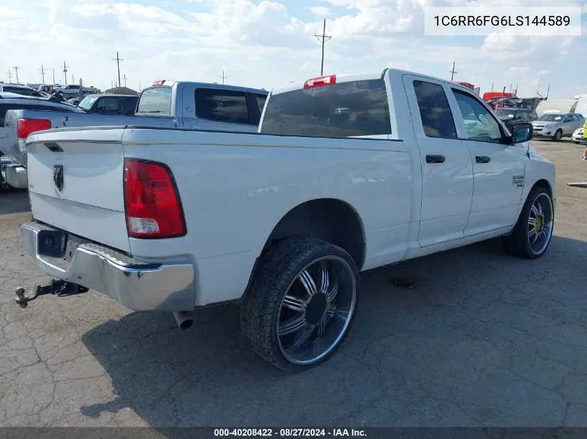 2020 Ram 1500 Classic Tradesman Quad Cab 4X2 6'4 Box VIN: 1C6RR6FG6LS144589 Lot: 40208422