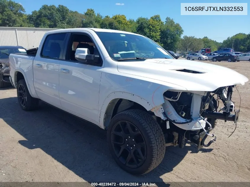 2020 Ram 1500 Laramie 4X4 5'7 Box VIN: 1C6SRFJTXLN332553 Lot: 40239472