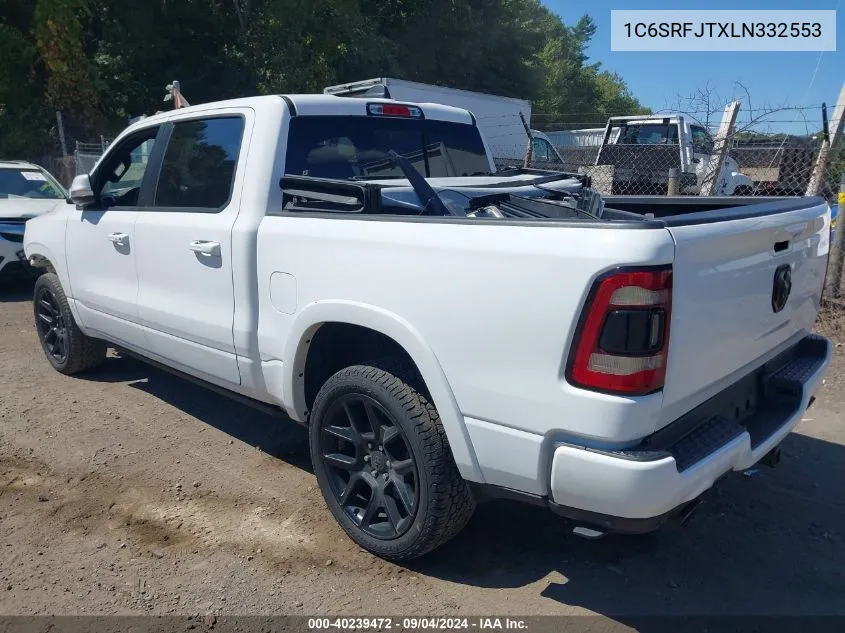 2020 Ram 1500 Laramie 4X4 5'7 Box VIN: 1C6SRFJTXLN332553 Lot: 40239472