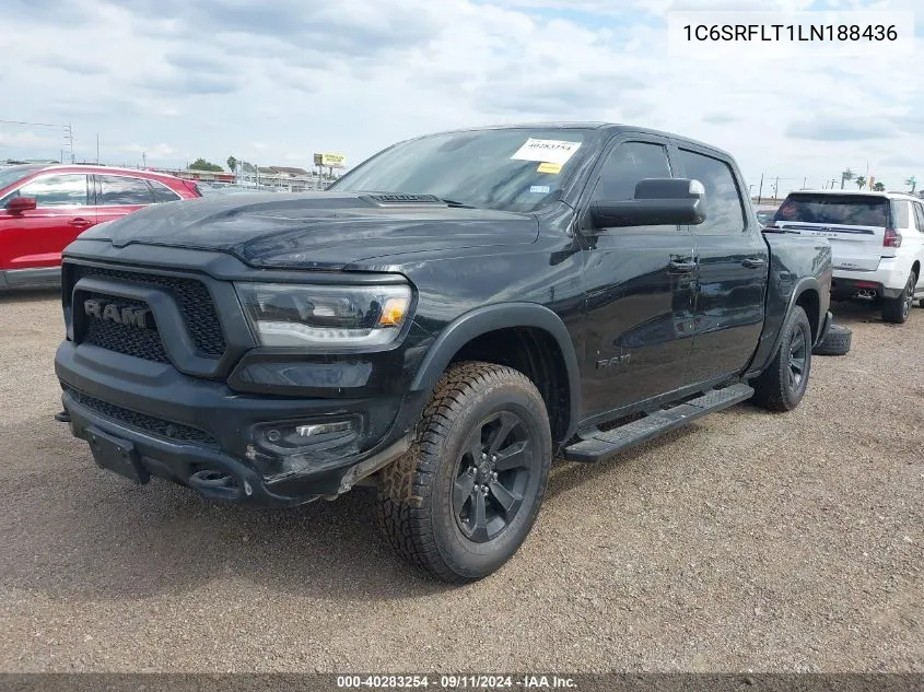 2020 Ram 1500 Rebel VIN: 1C6SRFLT1LN188436 Lot: 40283254