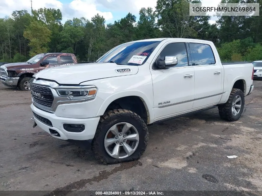 2020 Ram 1500 Limited 4X4 5'7 Box VIN: 1C6SRFHM9LN269864 Lot: 40284981