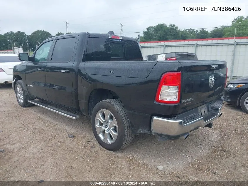 2020 Ram 1500 Big Horn/Lone Star VIN: 1C6RREFT7LN386426 Lot: 40296148