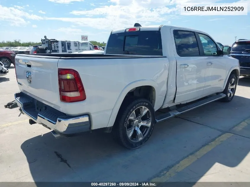 2020 Ram 1500 Laramie 4X2 5'7 Box VIN: 1C6RREJM4LN252909 Lot: 40297260