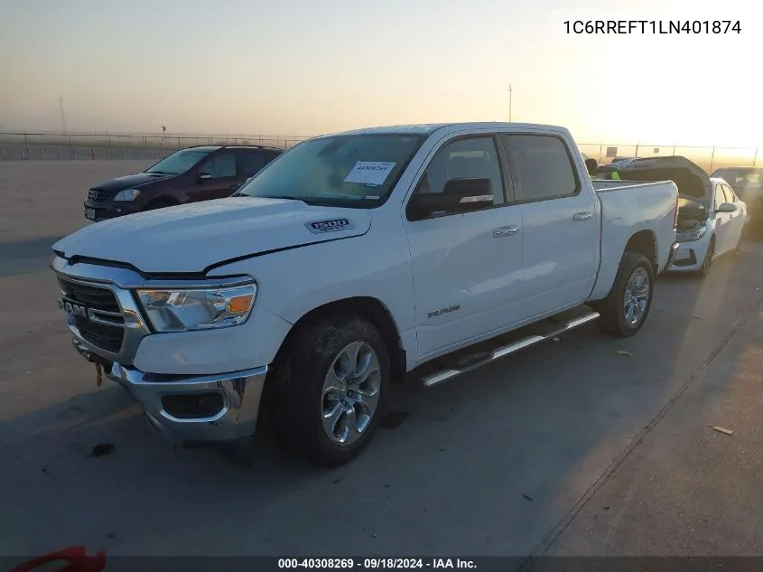 1C6RREFT1LN401874 2020 Ram 1500 Big Horn/Lone Star