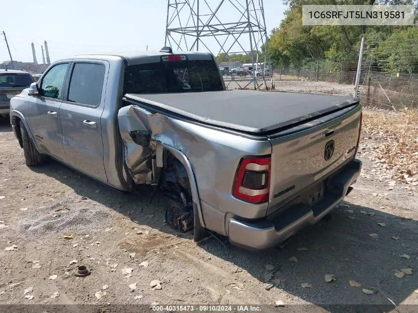 1C6SRFJT5LN319581 2020 Ram 1500 Laramie 4X4 5'7 Box