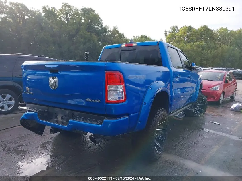 1C6SRFFT7LN380391 2020 Ram 1500 Big Horn/Lone Star