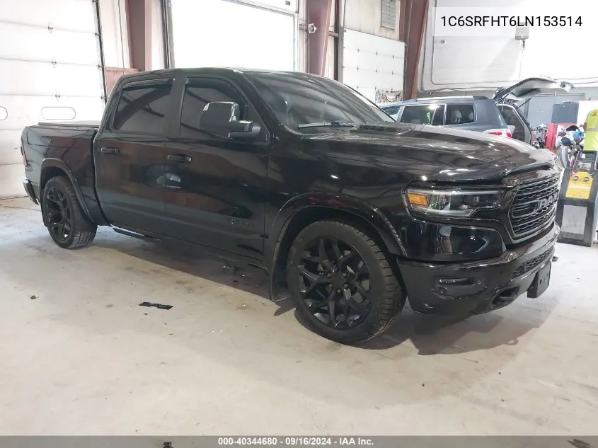 2020 Ram 1500 Limited 4X4 5'7 Box VIN: 1C6SRFHT6LN153514 Lot: 40344680