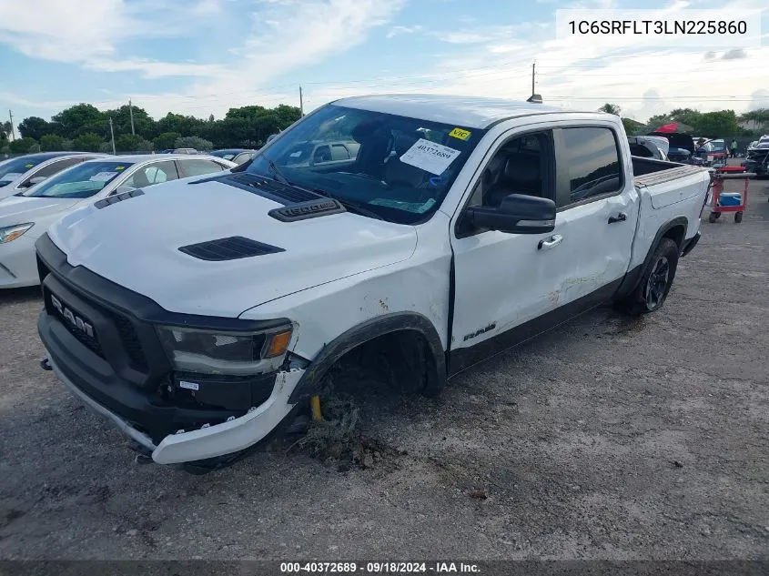 2020 Ram 1500 Rebel VIN: 1C6SRFLT3LN225860 Lot: 40372689