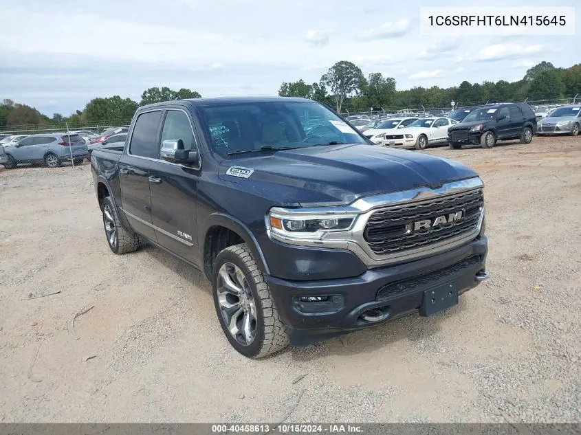 2020 Ram 1500 Limited 4X4 5'7 Box VIN: 1C6SRFHT6LN415645 Lot: 40458613