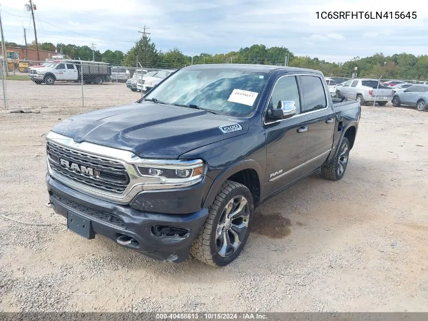 2020 Ram 1500 Limited 4X4 5'7 Box VIN: 1C6SRFHT6LN415645 Lot: 40458613