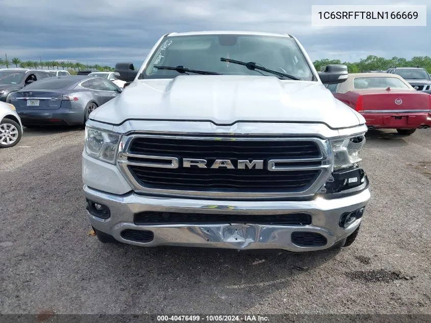 2020 Ram 1500 Big Horn/Lone Star VIN: 1C6SRFFT8LN166669 Lot: 40476499