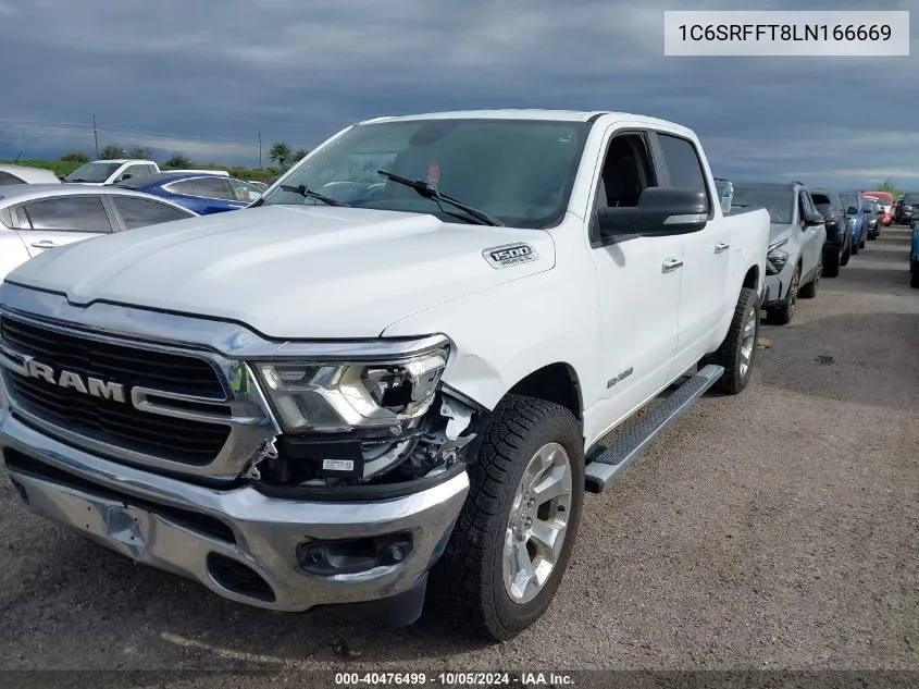 2020 Ram 1500 Big Horn/Lone Star VIN: 1C6SRFFT8LN166669 Lot: 40476499