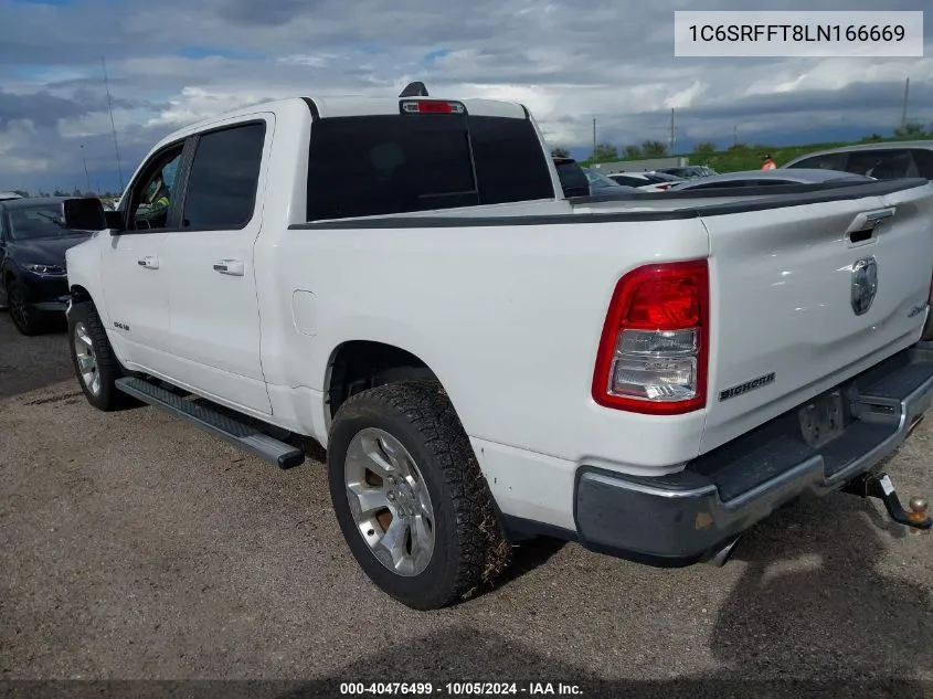 2020 Ram 1500 Big Horn/Lone Star VIN: 1C6SRFFT8LN166669 Lot: 40476499