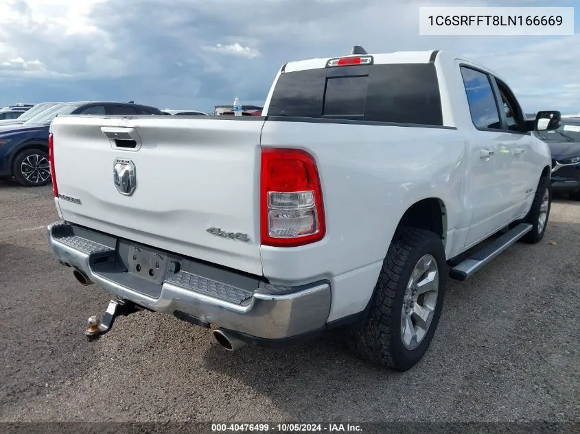 2020 Ram 1500 Big Horn/Lone Star VIN: 1C6SRFFT8LN166669 Lot: 40476499