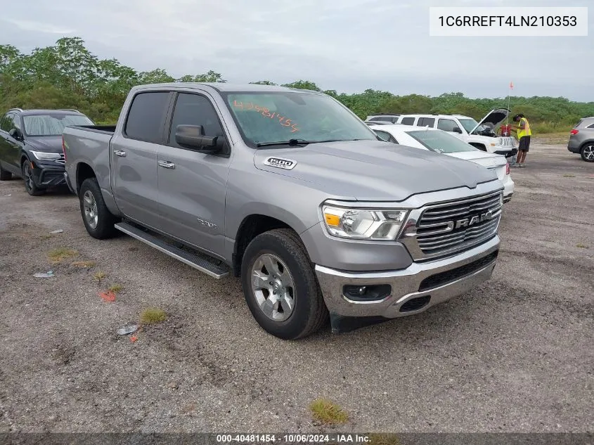 2020 Ram 1500 Big Horn 4X2 5'7 Box VIN: 1C6RREFT4LN210353 Lot: 40481454