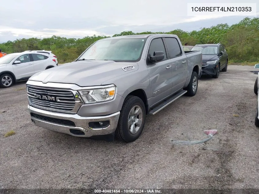 2020 Ram 1500 Big Horn 4X2 5'7 Box VIN: 1C6RREFT4LN210353 Lot: 40481454