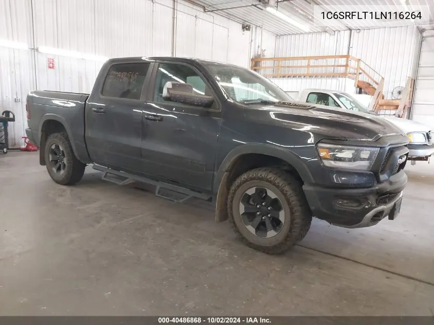 2020 Ram 1500 Rebel VIN: 1C6SRFLT1LN116264 Lot: 40486868