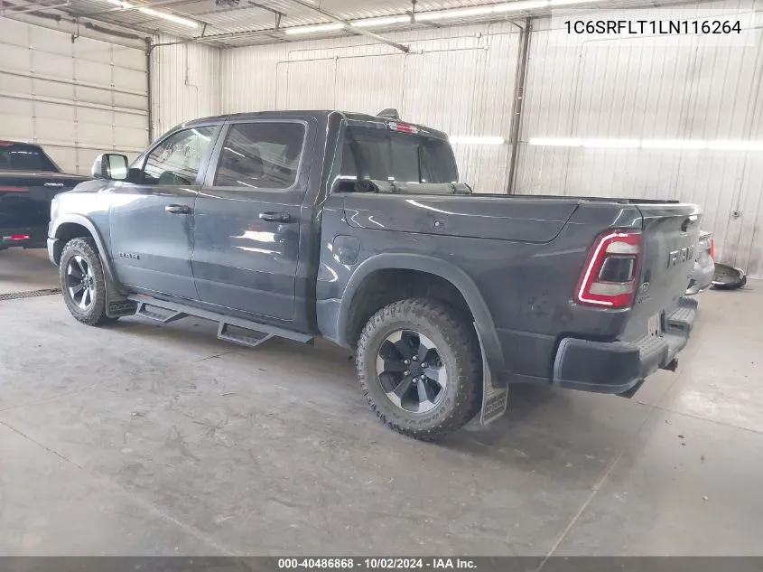 2020 Ram 1500 Rebel VIN: 1C6SRFLT1LN116264 Lot: 40486868