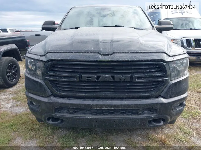 2020 Ram 1500 Big Horn 4X4 6'4 Box VIN: 1C6SRFBT3LN367434 Lot: 40488957