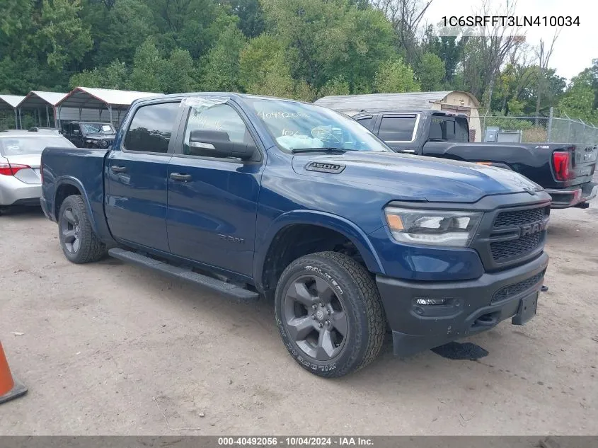 2020 Ram 1500 Big Horn 4X4 5'7 Box VIN: 1C6SRFFT3LN410034 Lot: 40492056