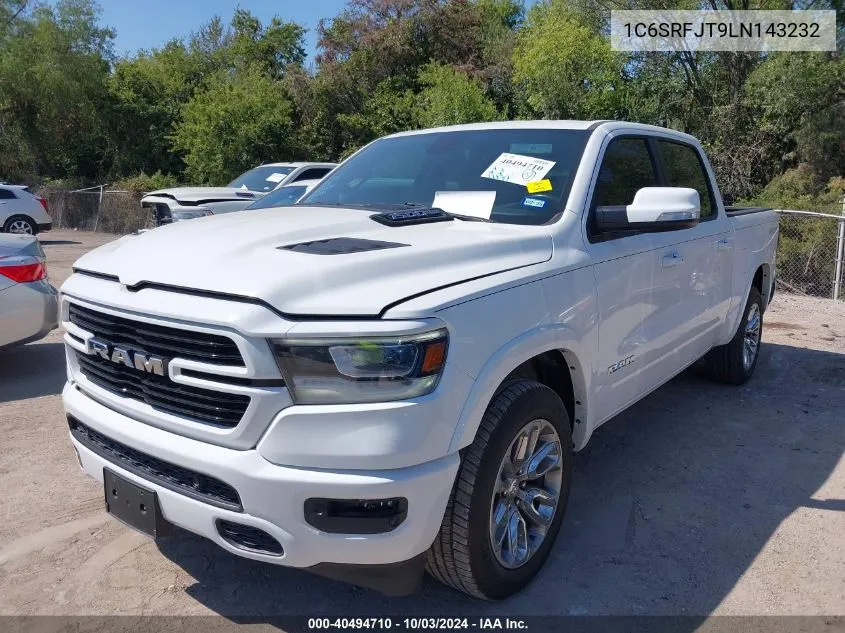 2020 Ram 1500 Laramie 4X4 5'7 Box VIN: 1C6SRFJT9LN143232 Lot: 40494710