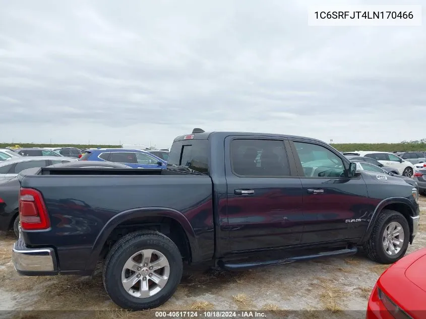 2020 Ram 1500 Laramie 4X4 5'7 Box VIN: 1C6SRFJT4LN170466 Lot: 40517124