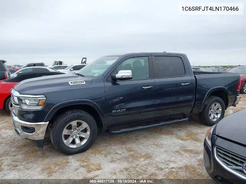 2020 Ram 1500 Laramie 4X4 5'7 Box VIN: 1C6SRFJT4LN170466 Lot: 40517124