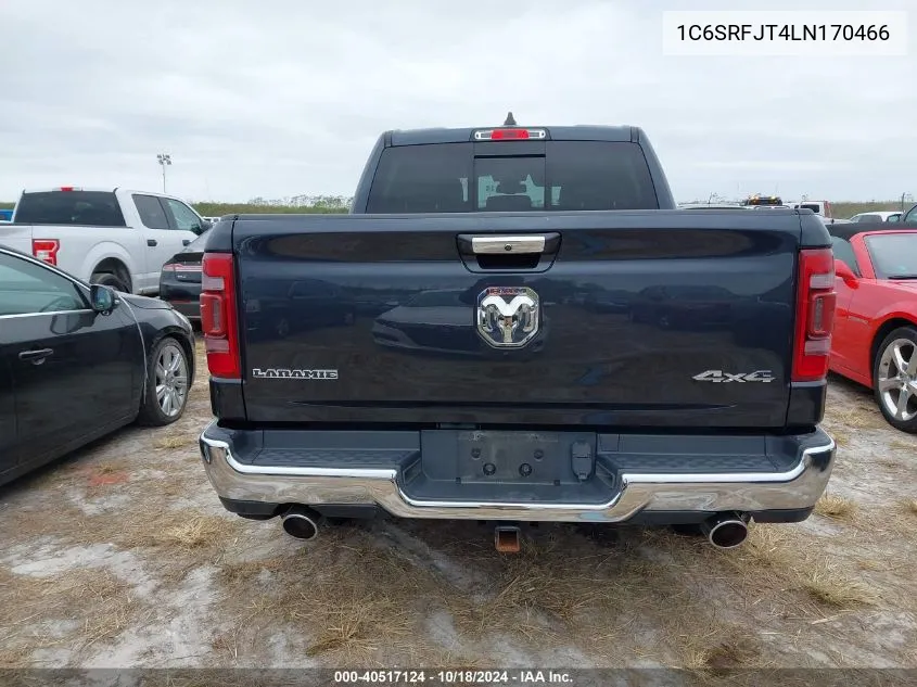 2020 Ram 1500 Laramie 4X4 5'7 Box VIN: 1C6SRFJT4LN170466 Lot: 40517124