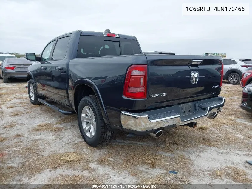 2020 Ram 1500 Laramie 4X4 5'7 Box VIN: 1C6SRFJT4LN170466 Lot: 40517124