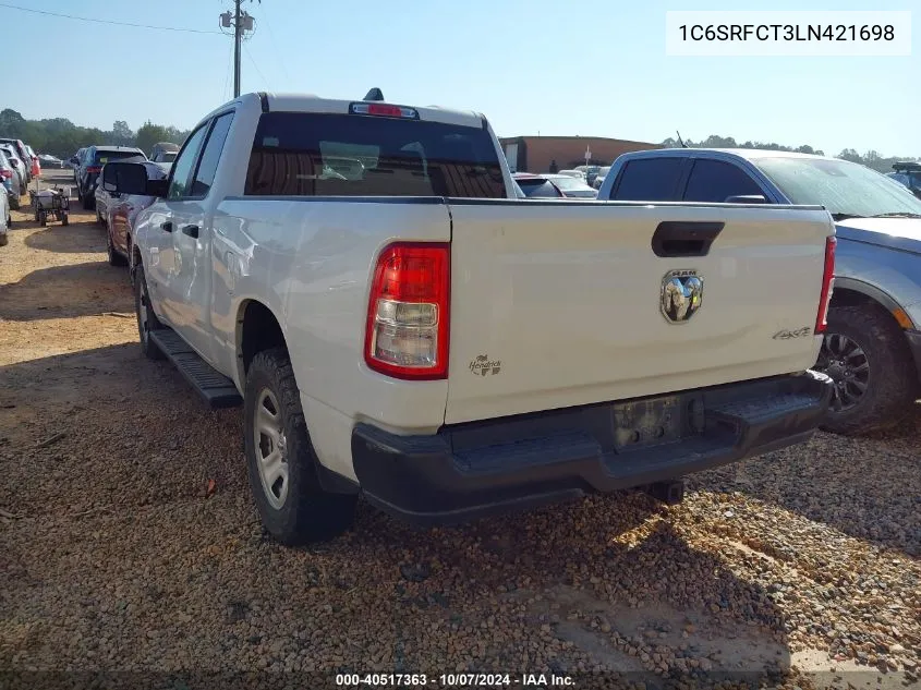 2020 Ram 1500 Tradesman VIN: 1C6SRFCT3LN421698 Lot: 40517363