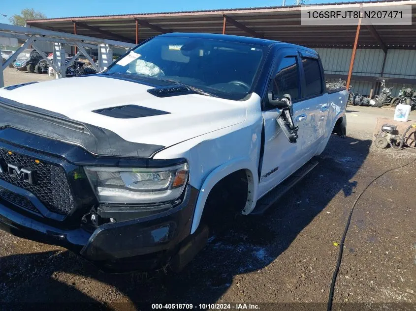 2020 Ram 1500 Laramie 4X4 5'7 Box VIN: 1C6SRFJT8LN207471 Lot: 40518709