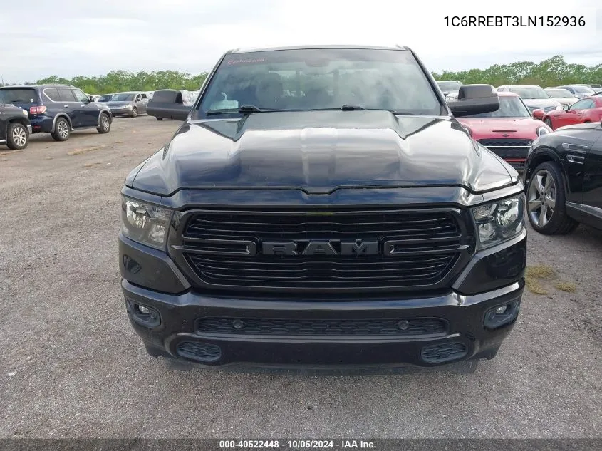 2020 Ram 1500 Big Horn 4X2 6'4 Box VIN: 1C6RREBT3LN152936 Lot: 40522448