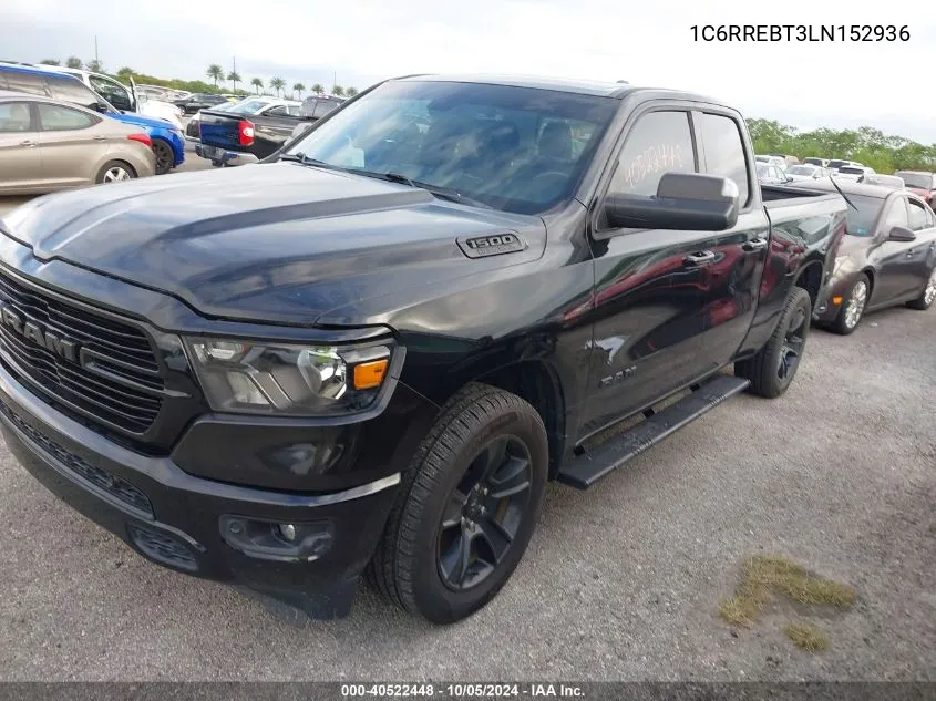 2020 Ram 1500 Big Horn 4X2 6'4 Box VIN: 1C6RREBT3LN152936 Lot: 40522448