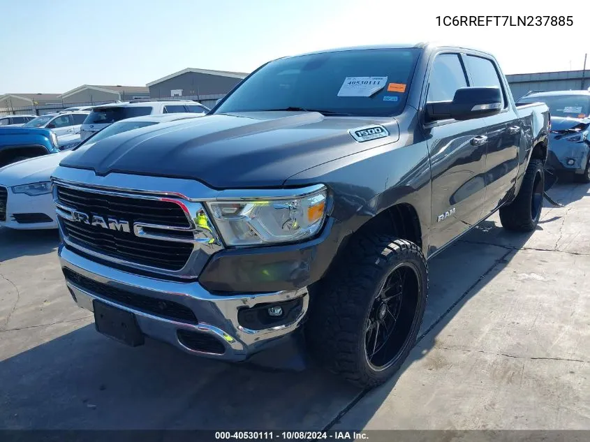 2020 Ram 1500 Lone Star 4X2 5'7 Box VIN: 1C6RREFT7LN237885 Lot: 40530111